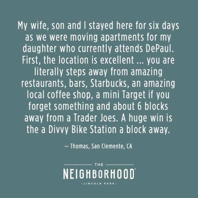 The Neighborhood Lincoln Park Apartment *
